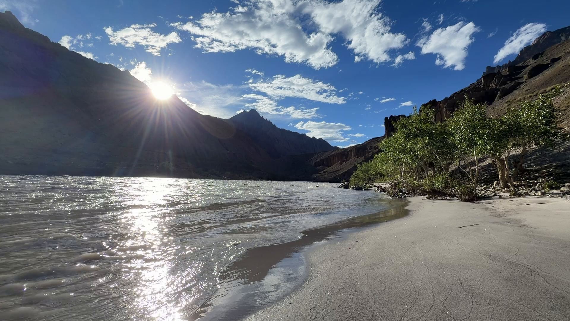 Evening light over the Zanskar valley