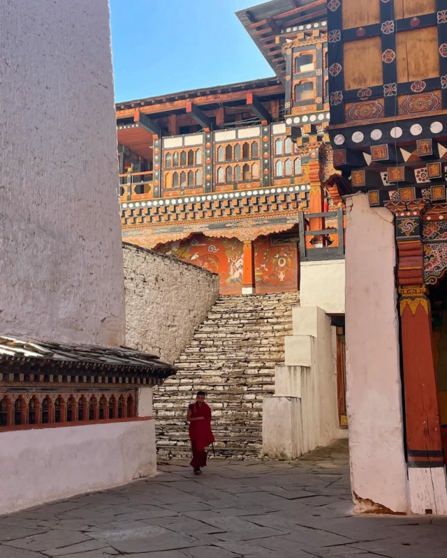 Exploring the Dzongs of Bhutan is a feast for the senses with surprises around every corner. #bhutan #culture #history #architecture #adventuretravel